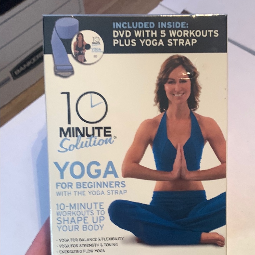 Yoga Sports DVD & Blue Strap